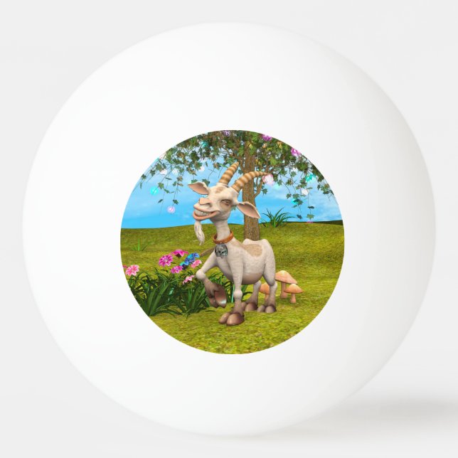 Lycklig Goat Pingisboll (Framsidan)