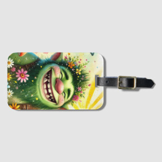 lycklig Goblin Boy Smiling Bagagebricka