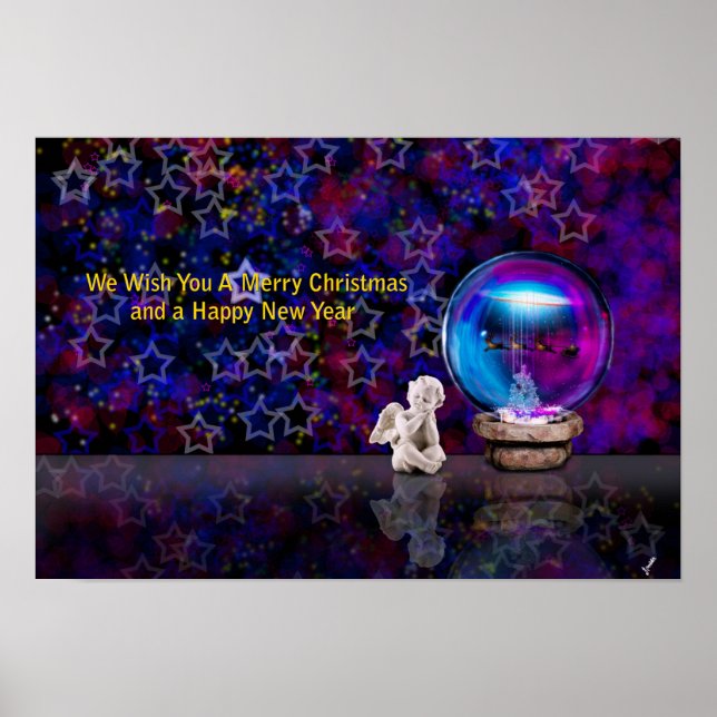 Lycklig God jul Poster (Framsidan)