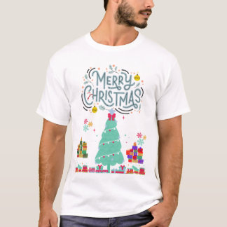 lycklig god jul t shirt