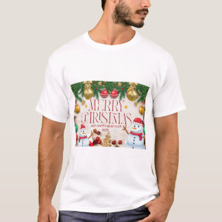 Lycklig God jul t-shirt