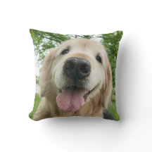 Lycklig Golden Retriever Hund utanför Porträtt