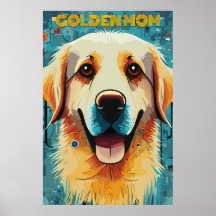 Lycklig Golden Retriever
