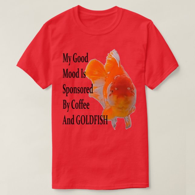 Lycklig Goldfish T Shirt (Design framsida)
