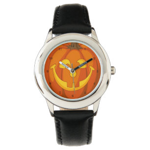 Lycklig Goofy Jack o lantern Halloween Pumpkin Ans Armbandsur