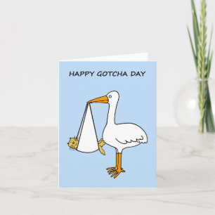 Lycklig Gotcha-dagskat Kort