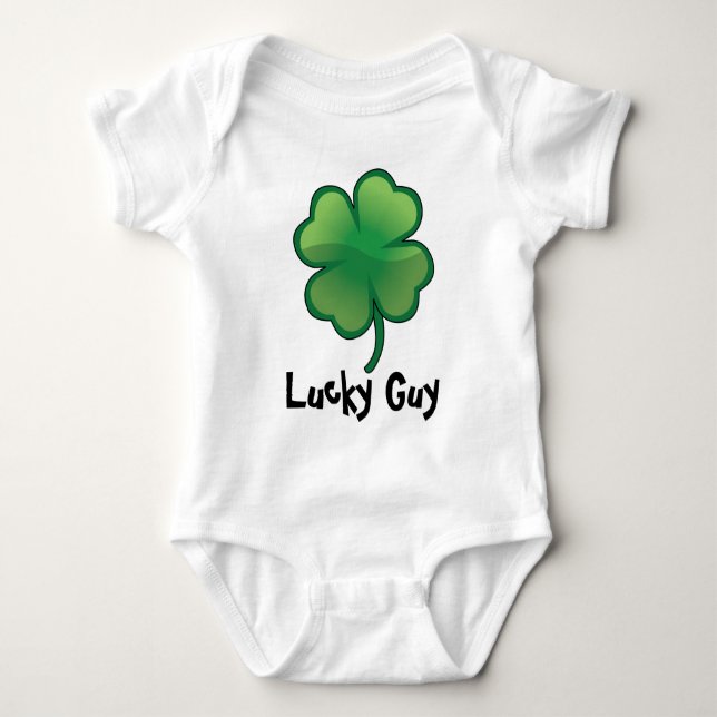Lycklig grabb t-shirt (Framsida)