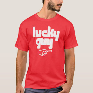 Lycklig grabb t-shirt