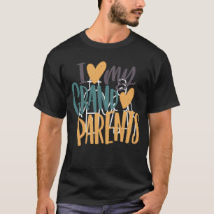 Lycklig Grandparent day Classic T-Shirt