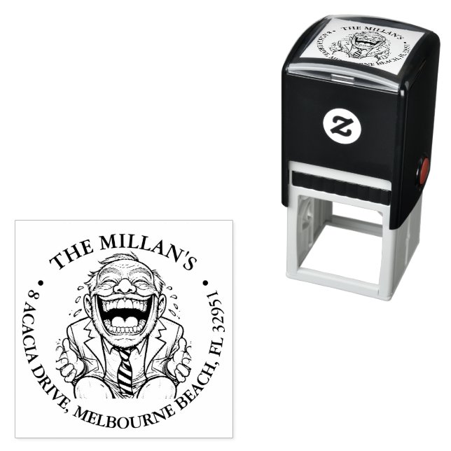 Lycklig Grandpas Superskoj tema Självfärgande Stämpel (In Situ)