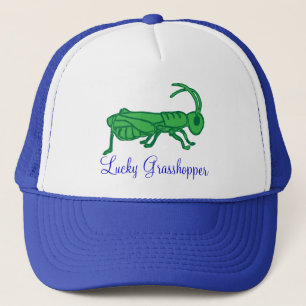 Lycklig gräshoppatruckerkeps truckerkeps