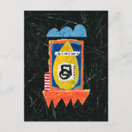 Lycklig Gråter vykort - Abstrakt Art