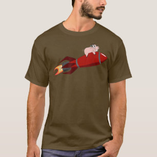 Lycklig Gris - vid Grisar flyg, vid flygande Gris T Shirt