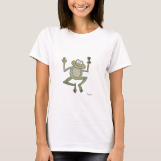 Lycklig grodaklöver Patrick för nyckfull lycklig Tee Shirt