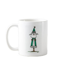 Lycklig Grönt Santa Santa