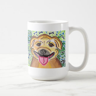 Lycklig groptjur kaffemugg