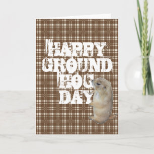 LYCKLIG GROUNDHOG DAG KORT