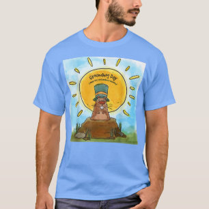 Lycklig Groundhog Dagen den 2 februari Phil T Shirt