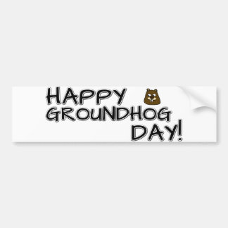 Lycklig Groundhog Day! Bildekal