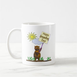Lycklig Groundhog Day Groundhog Kaffemugg