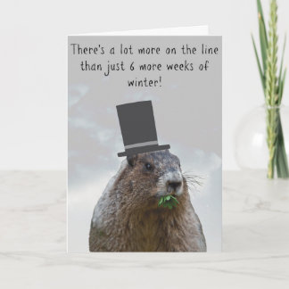 Lycklig Groundhog Day! Kort