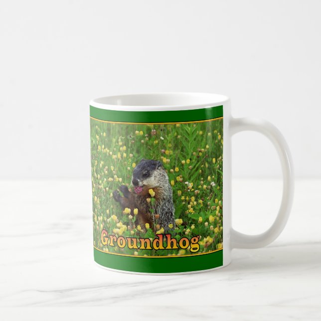 Lycklig Groundhog Day Mugg (Höger)