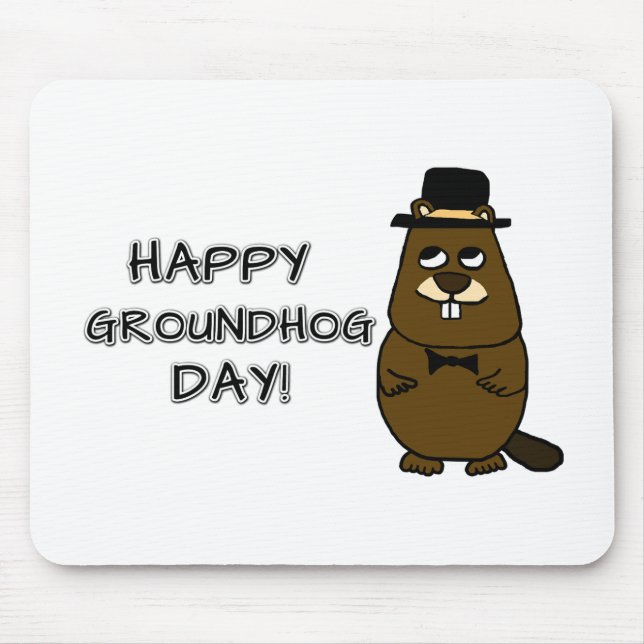 Lycklig Groundhog Day! Musmatta (Framsidan)