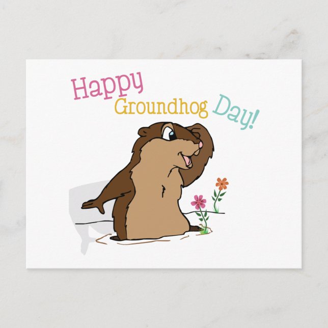 Lycklig grunddag vykort (Framsida)