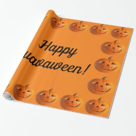 Lycklig Guavaween Jack-O-Lanternor Wrapping Papper Presentpapper