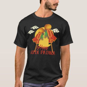 Lycklig Gudi Padwa, gudi T Shirt