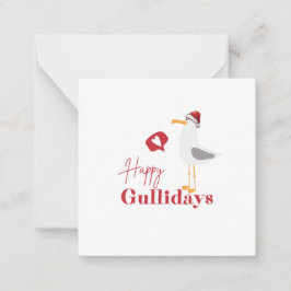 Lycklig Gullidays jul Anteckningskort