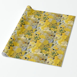 Lycklig Gult Blooms Presentpapper
