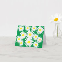 Lycklig Gult och White Daises