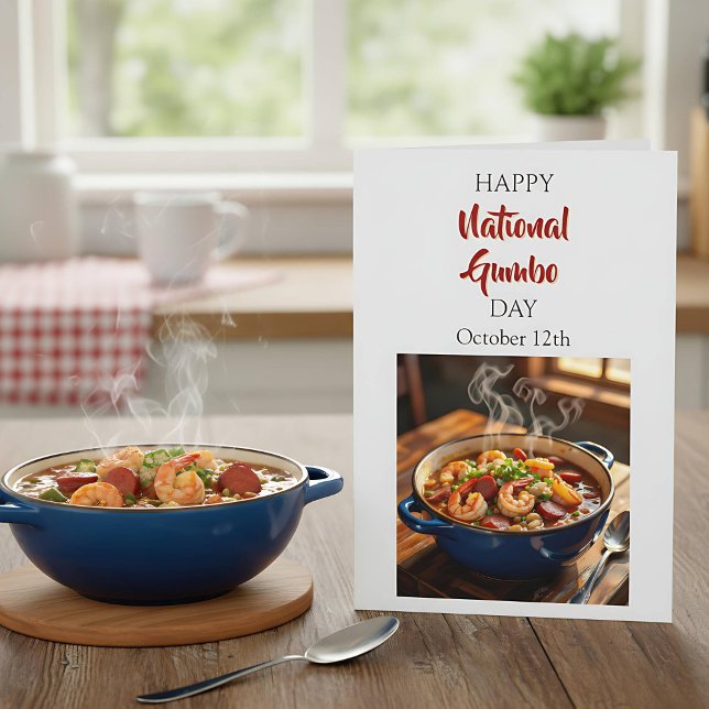 Lycklig Gumbo Day | Oktober 12:e Kort (Skapare uppladdad)
