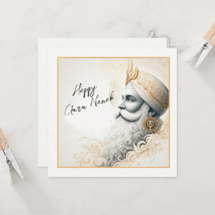 Lycklig Guru Nanak Kort