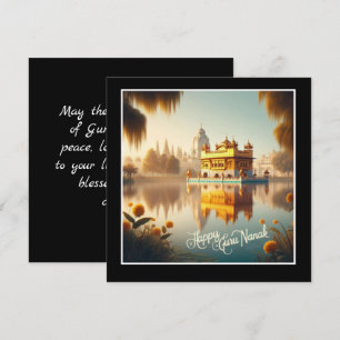 Lycklig Guru Nanak Kort