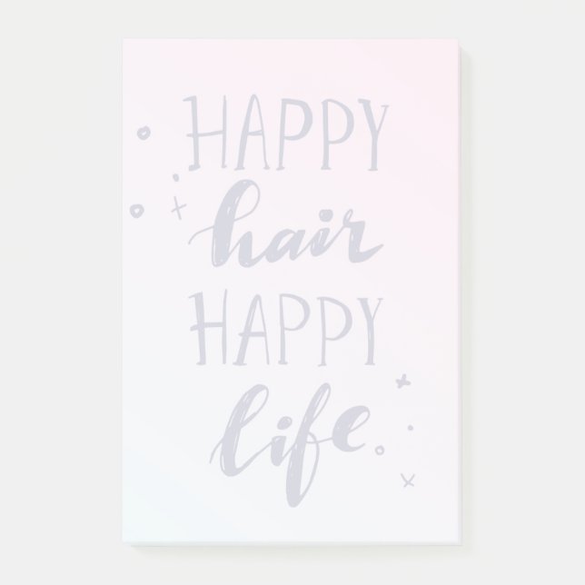 Lycklig Hair Lycklig Life Post-it Block (Framsida)
