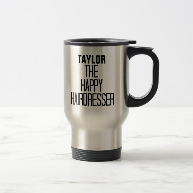 Lycklig Hairdresser Resemugg (Höger)