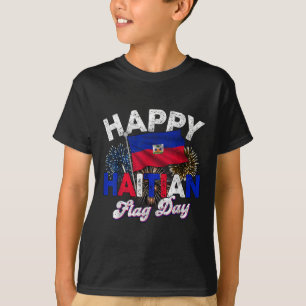 Lycklig Haitis Flagga Day Pride Haiti 1804 Manar K T Shirt