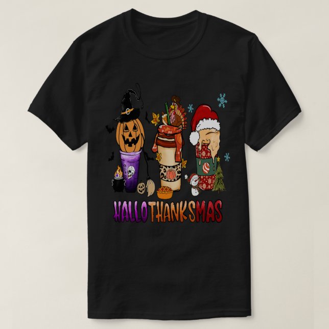 Lycklig halloanksmas 23 t shirt (Design framsida)