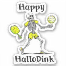 Lycklig Hallodink | Halloween och Pickleball Pun