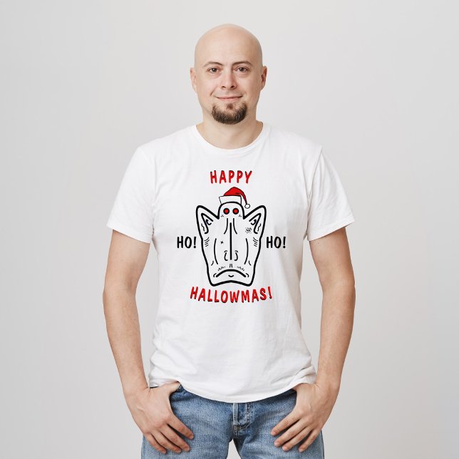 Lycklig HalloMas (Halloween + X-Mas)! v1 T-Shirt (Skapare uppladdad)