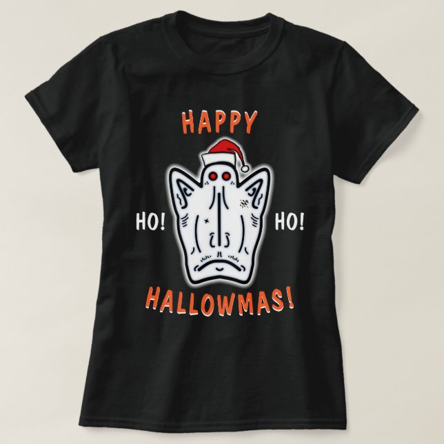 Lycklig HalloMas (Halloween + X-Mas)! v2 T-Shirt (Design framsida)