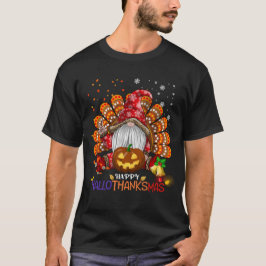 Lycklig HalloTackMas Gnomes T Shirt