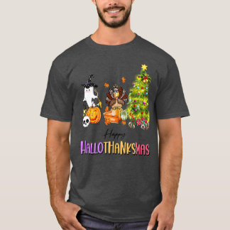 lycklig hallothanksmas 9 t shirt
