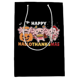 Lycklig Hallothanksmas Axolotl jul Axolotls