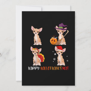 Lycklig Hallothanksmas Cute Witch Turkiet Santa