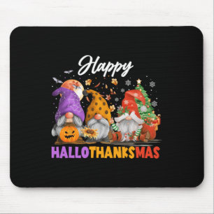 Lycklig Hallothanksmas Gnome Halloween Thanksgivin Musmatta