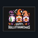 Lycklig Hallothanksmas Gnomes Älskare God jul Helg Vykort<br><div class="desc">Lycklig Hallothanksmas Gnomes Älskare God jul</div>