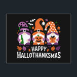 Lycklig Hallothanksmas Gnomes Älskare God jul Helg Vykort<br><div class="desc">Lycklig Hallothanksmas Gnomes Älskare God jul</div>